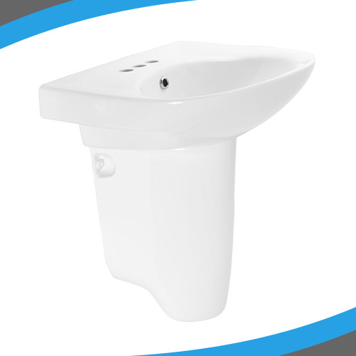 Voyez ce lavabo sur pied nous provenant de Foremost.