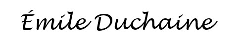 signature Émile