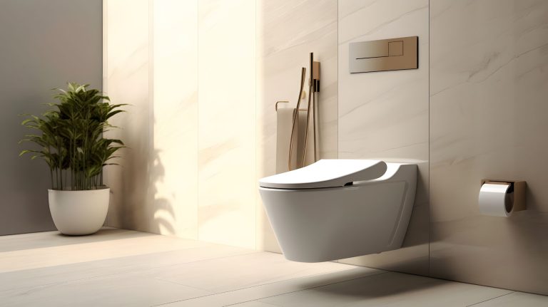 idee deco toilette flottante