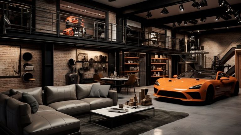 garage man cave design