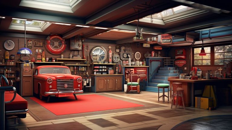 idee garage retro incroyable