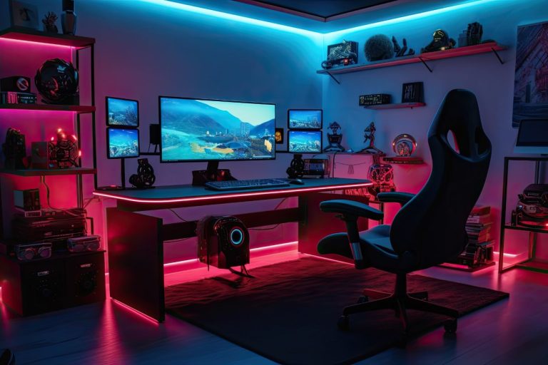 salle de gaming idees