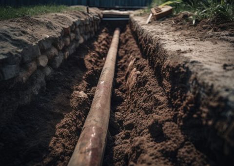 Drain français de maison